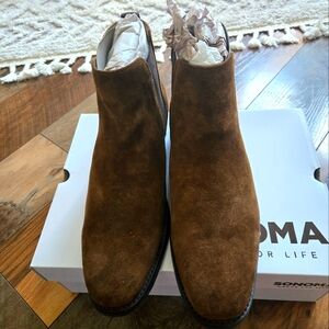 Sonoma Men's Brown Suede Chelsea Boots